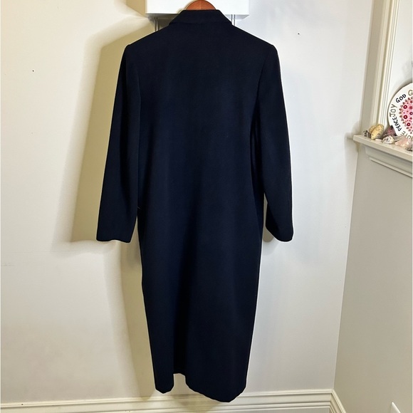 Giardy | Full Length Pea Coat | Double Breasted | Wool/kashmere | Navy | Size M - Picture 4 of 8
